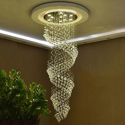 10-Light 60 cm Unique Design Geometric Shapes Single Design Chandelier Metal Layered Artistic Style Modern Style Chrome Artistic Modern 110-120V 220-240V