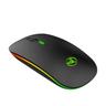 HXSJ T18 Dual Mode Mouse 2.4G Wireless Mouse BT Mouse Colorful Breathing Light Mute Mouse with Adjustable DPI for Laptop