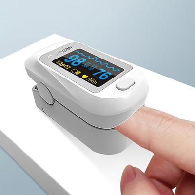 Digital Fingertip Blood Heart Rate Monitor Fingertip Pulse Plethysmograph and Perfusion Index Ideal for Home Use and Sports Enthusiasts