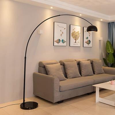 Arc Lamp - Height Adjustable 170 cm E26 Black Gold Arc Lamp, Floor Lamp Warm White Arc Floor Lamp 110-240V