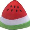 Soft Green Watermelon Squeaky Plush Toy - Perfect Chew Toy for Small Dogs Puppies!