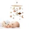Krippe mobile Baby Rassel Spielzeug 0-12 Monate Holz mobile Neugeborene Spieluhr Bett Glocke hängen