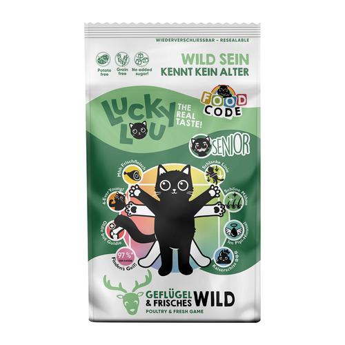 1,7kg Lucky Lou Senior Geflügel & Wild Katzenfutter trocken