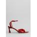 Bianca 65 Sandals In Red Patent Leather - Red - Lola Cruz Heels