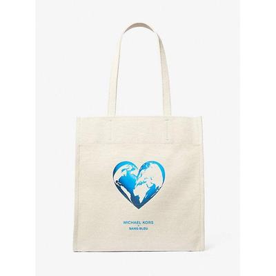 Mk Watch Hunger Stop Recycled Cotton Canvas Tote Bag