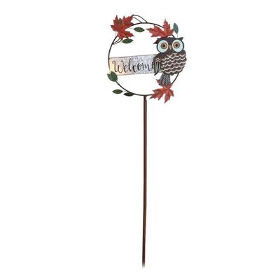 Sunset Vista Designs 422825 - Owl Welcome Stake 42