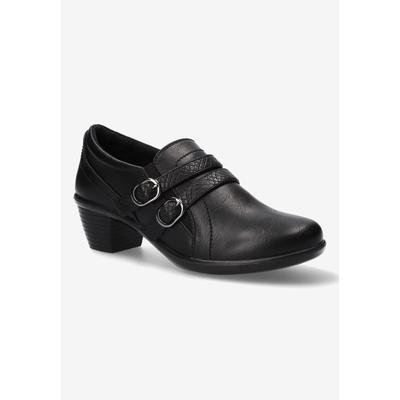 Extra Wide Width Women's Stroll Booties by Easy Street in Black (Size 9 WW)