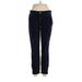 J.Crew Factory Store Velour Pants - Mid/Reg Rise: Blue Activewear - Women's Size 29