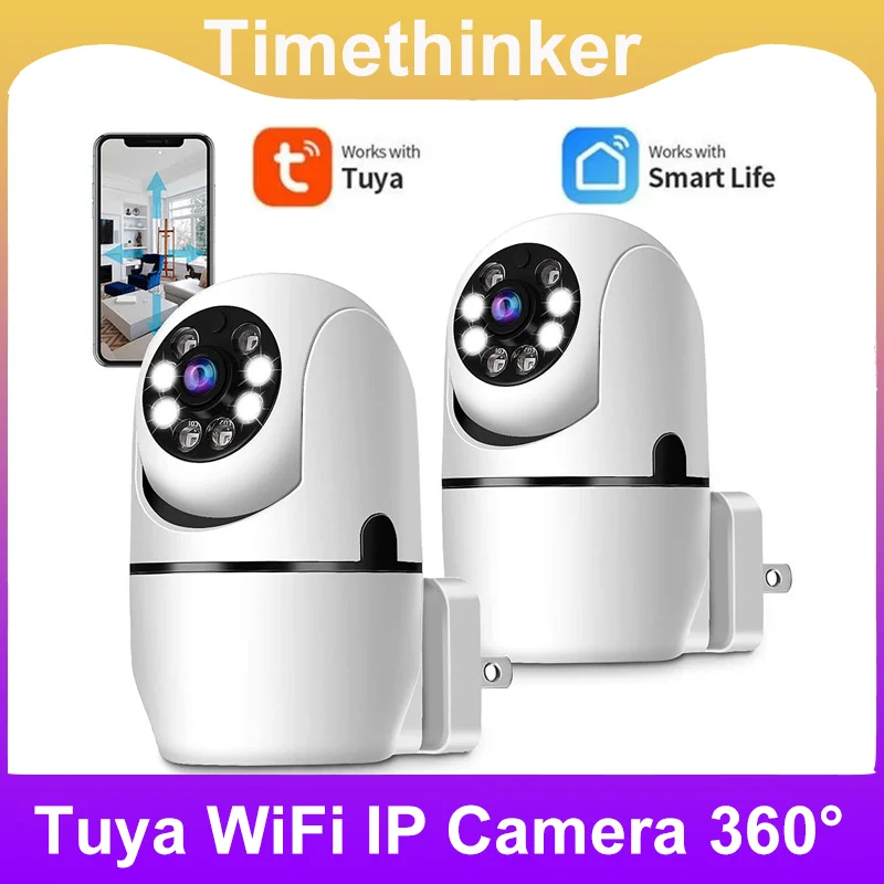 Tuya Wifi IP-Kamera 1080p HD Smart Wireless Zwei-Wege-Audio Nachtsicht Bewegungs erkennung Überwachungs kameras Smart Home Überwachung Image