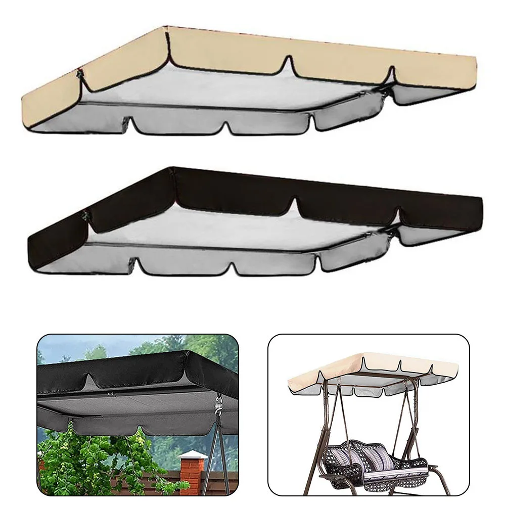 Outdoor Schaukel Baldachin Sonnenschutz Schaukel Top Abdeckung Garten Terrasse Möbel Staubs chutz Innenhof wasserdicht und staub dicht Schaukel