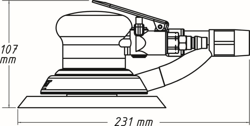 HAZET Exzenterschleifer (Druckluft) 9033-2 Image