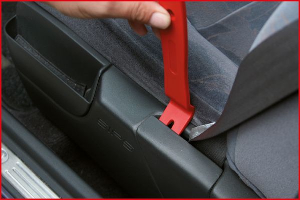 KS TOOLS Demontagewerkzeug, Halteclip-Karosserie Rot 911.8106 Image