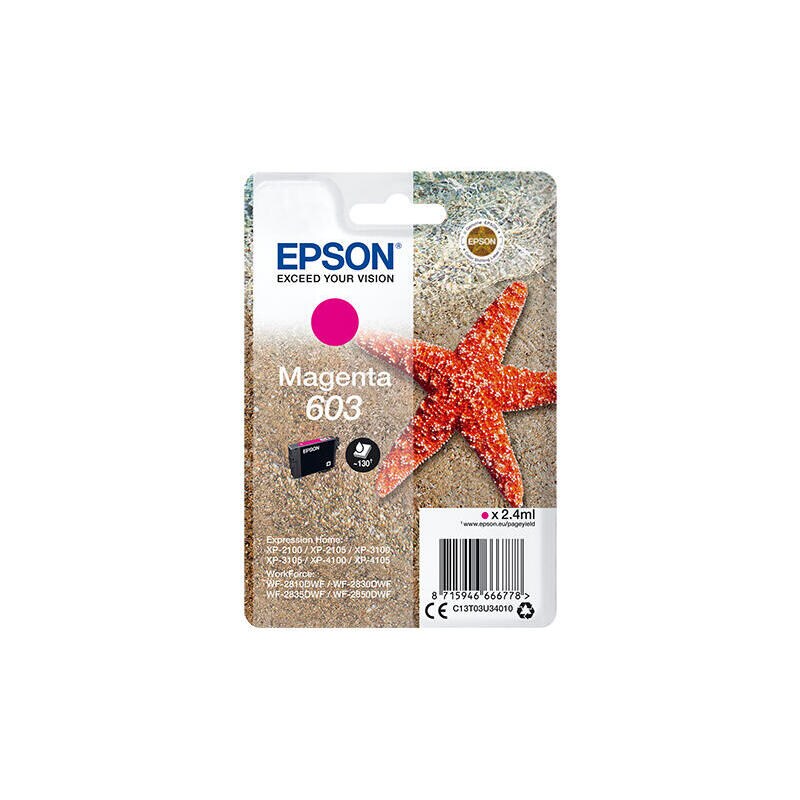 Epson Tinta Magenta Std Seestern Magenta Tinte 1 Tinte 603 Rf / Am Single Image