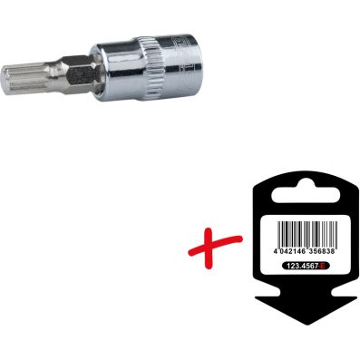 KS TOOLS Steckschlüsseleinsatz 918.3857-E 18mm Image