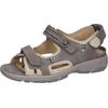 Trekkingsandale WALDLÄUFER "Herki", Damen, Gr. 8 (42), beige (taupe, hellbeige), Nubukleder, sportlich, Schuhe, Outdoorschuh, Sommerschuh, Keilabsatz, mit Leder-Innensohle, H-Weite