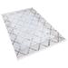 White 79 x 40 x 1 in Area Rug - Foundry Select Sumiya Cotton Indoor/Outdoor Area Rug Metal | 79 H x 40 W x 1 D in | Wayfair