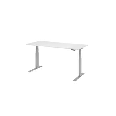 Hammerbacher-Sitz-Steh-Schreibtisch el.180x80cm Weiß-VXDKB19/W/S