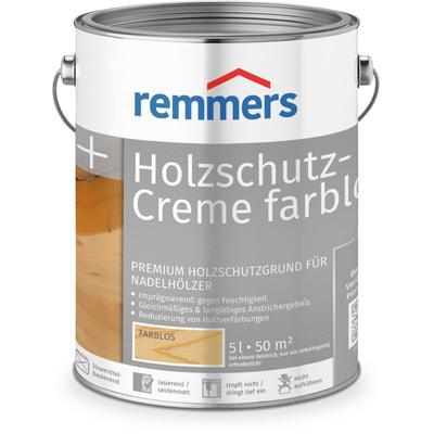 Remmers - Holzschutz-Creme farblos, 5 Liter, tropffreie Holzlasur für aussen, 3facher Holzschutz Image