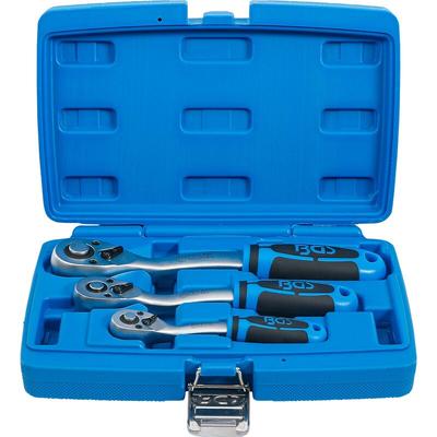 Bgs Technic - Umschaltknarren-Satz feinverzahnt Abtrieb Außenvierkant 6,3 mm (1/4') - 10 mm (3/8') Image