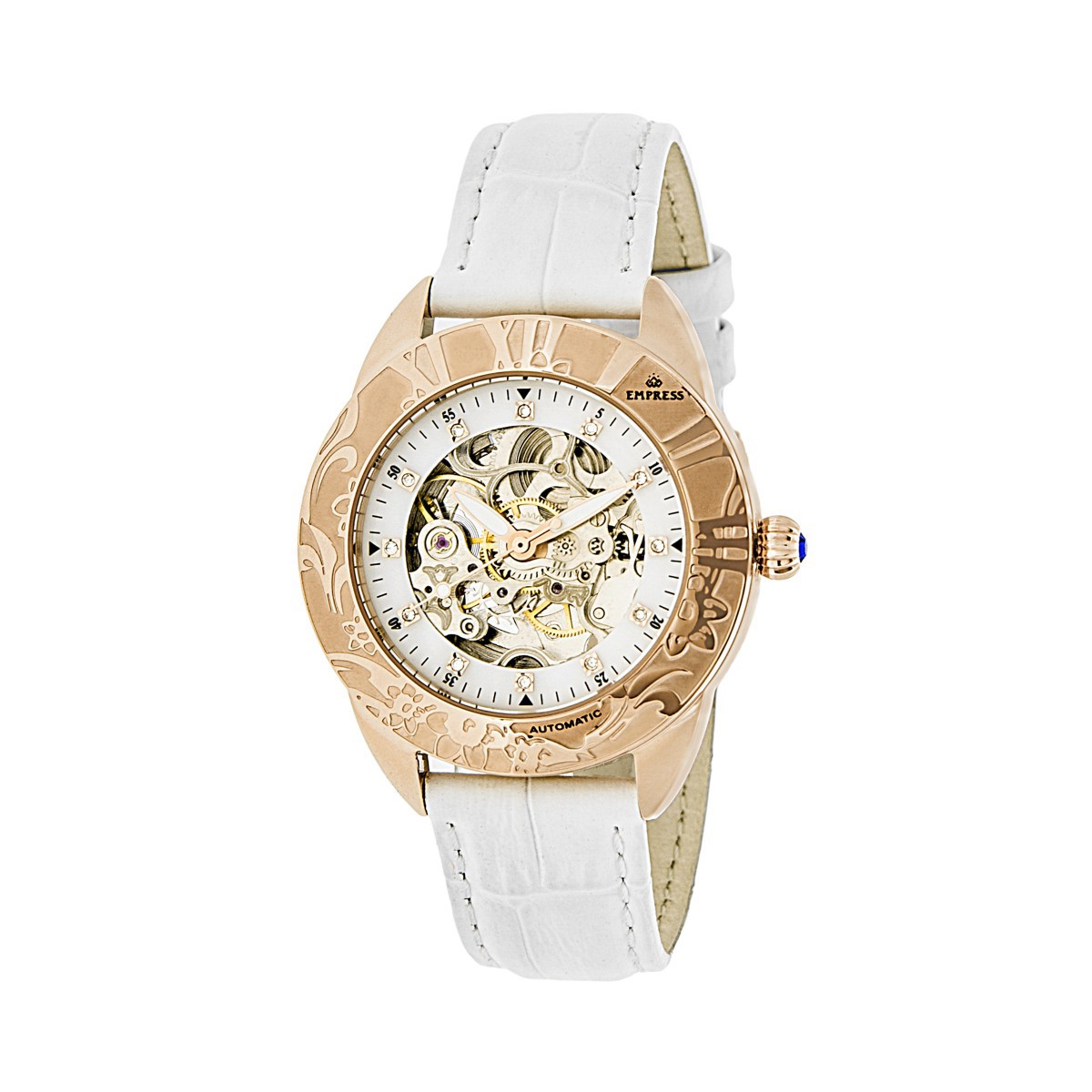 Empress Godiva Automatikuhr mit Lederarmband MOP Image