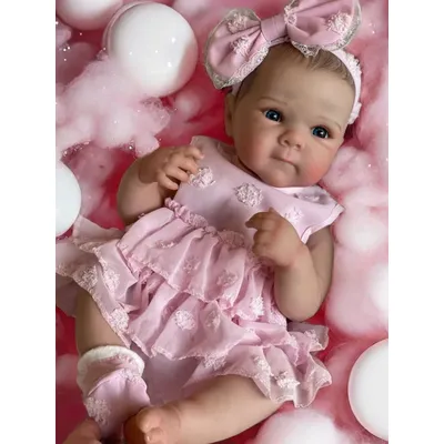 18inch Girls Bettie Full Silicone Vinyl Bebe Reborn Lifelike Painted Soft Skin Doll For Children's