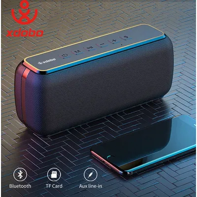 XDOBO Hot Sale X8 60W Portable Outdoor Speakers Bluetooth Wireless Bass Subwoofer Waterproof 6600mAh