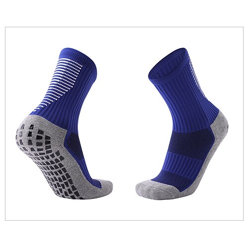 laufsocken 1 Paar Herren Damen Söckchen Rutschfest Atmungsaktiv Schnelltrocknend Feuchtigkeitsableitung Fitnesstraining Basketball Laufen Joggen Fußball Sport Baumwolle Kurzes Orange Kurz hellblau Image