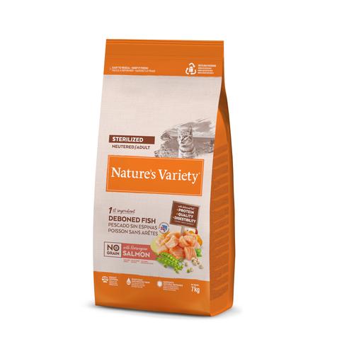 7kg Norwegian Salmon Sterilised No Grain Nature's Variety Dry Cat Food