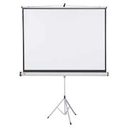 Nobo Flexible Projektionsleinwand 1902395W Mit Dreibeinstativ Format 16:10 150 x 100 cm Image