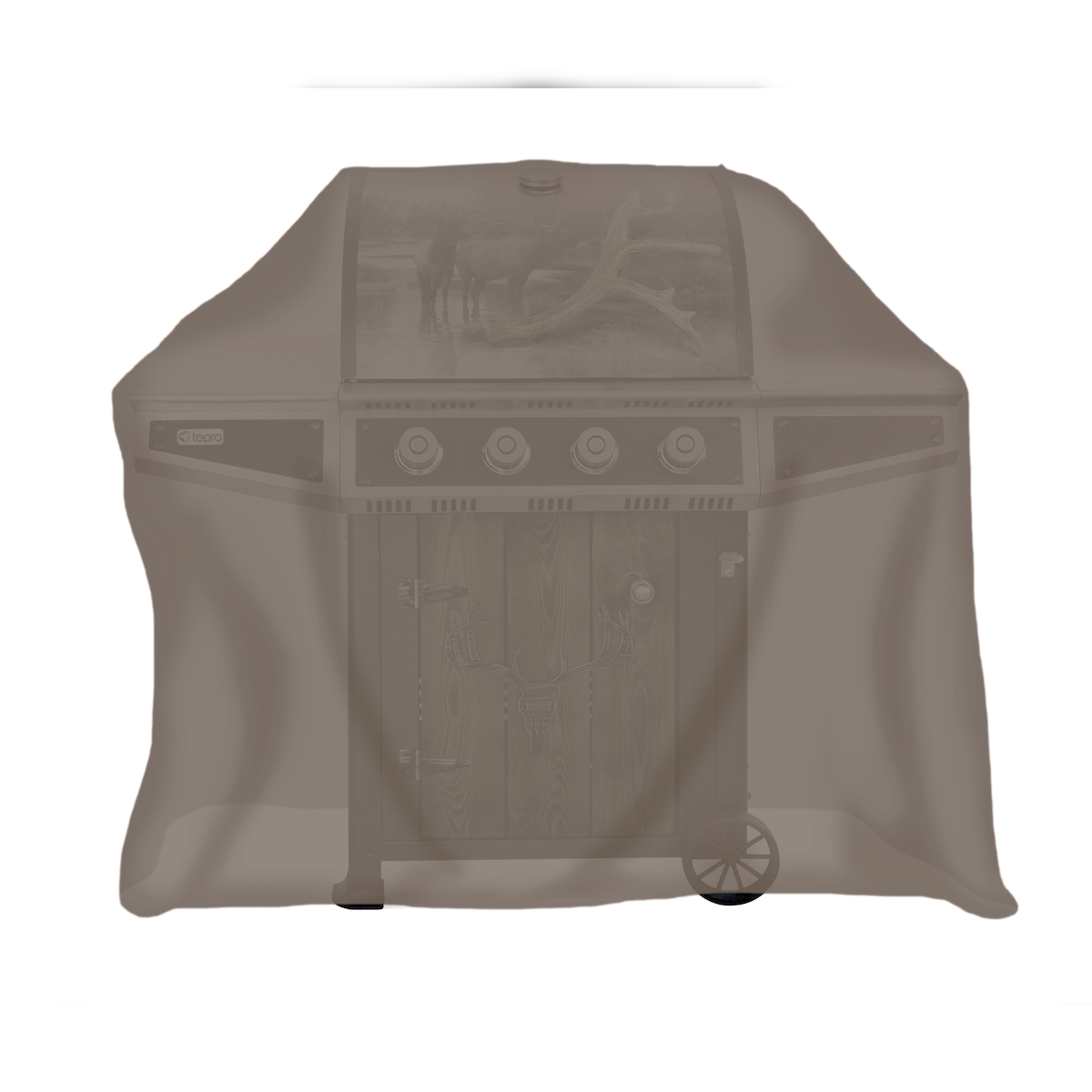 tepro Universal Abdeckhaube für Gasgrill extra tief Image