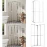 Vidaxl - Cabine de douche esg 80x80x180 cm - cabine de douche - cabines de douche - Home & Living