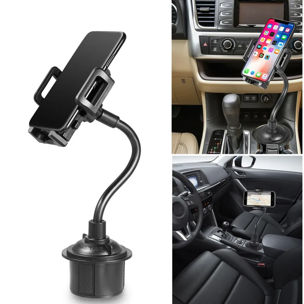 Support de téléphone universel pour voiture, Support de verre, Support de bouteille de boisson, accessoires de téléphone portable pour Smartphone, ceci est un Support