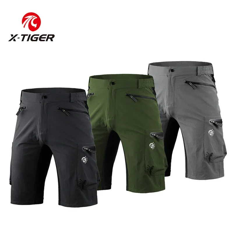 X-TIGER Cyclisme Montagne Short Multi-Poches Respirant At Route VTT Surintendant ser Sports De Plein Air Pantalon De Cyclisme Imperméable