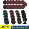 35Pcs 2 Inch Sanding Disc Nylon Sanding Pads Fine Medium Coarse Sanding Sheet Quick Change Sanding