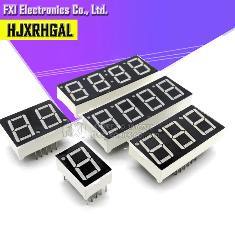 5 stücke digitale Röhren segment gemeinsame Anode gemeinsame Kathode als rote 1 2 3 4 Bit Zeit digitale Röhre 0,56 Zoll 12 Nadeln rote LED-Anzeige Image