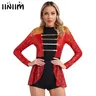 Womens Circus Ring master Cosplay Outfits Regisseur Kostüme Boards Rocked Boy shorts Bodysuit