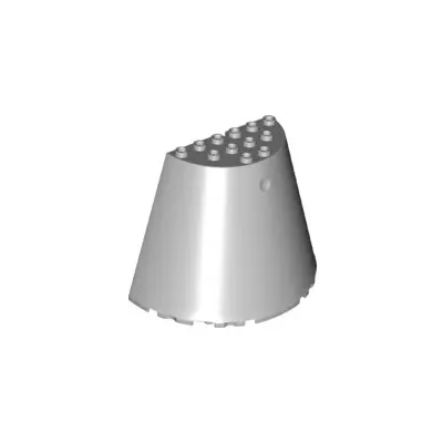 * Kegel 5x10x6 halbe Wand * 1660 2 stücke DIY erleuchten Block Ziegel Teil-Nr. 3354 / 29096 Image