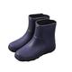 Generisch Shoes Men's Waterproof Summer 2024 Men's Fashion Temperament England Rain Boots Medium Calf Boots Non-Slip Water Shoes Outdoor Shoes Men 47 Waterproof, blue, 7 UK
