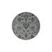 Gray Round 6' Area Rug - Canora Grey Machine Washable Area Rug 72.0 x 72.0 x 0.08 in Polyester/Chenille | Wayfair F0E24C71A59D4660BB278A3EA2374CF9