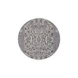 White 84 x 84 x 0.08 in Area Rug - Canora Grey Machine Washable Area Rug Polyester/Chenille | 84 H x 84 W x 0.08 D in | Wayfair