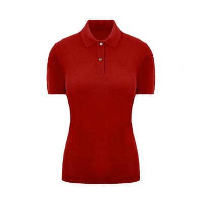 Lacoste 85th Anniversary Collection Rouge Kurzarm rot Damen Polo Shirt PF4866_240