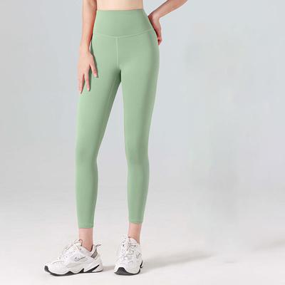 Women's Gym Leggings Joggers Leggings Basic Lightweight High Waist Yoga Fitness Gym Workout Pants Light Brown Black White Fall Winter Sports Activewear Micro-elastic Skinny