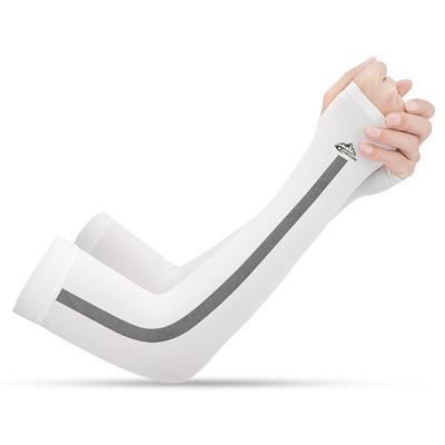 UV Sun Protection Cooling Arm Sleeves Compression Arm Cover Shield Sleeves Sun Sleeves Anti-Slip UPF50 Ultraviolet Resistant Chinlon Elastane Ice Silk Thumbhole for Fishing Hiking Outdoor Exercise 1