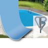 Liner per piscina interrata ovale 1030 x 500 h150 cm Blu 1,00 mm