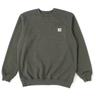 Sweatshirt Crewneck Pocket Carhartt Taille: l - Coloris: Carbon Heather - Carbon Heather