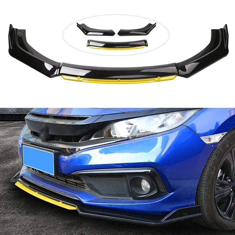 Auto Universale Pala Anteriore Gloss Auto Paraurti Anteriore Labbro Body Kit Anteriore Sotto Labbra Diffusore Spoiler Accessori Auto Ricambi Auto