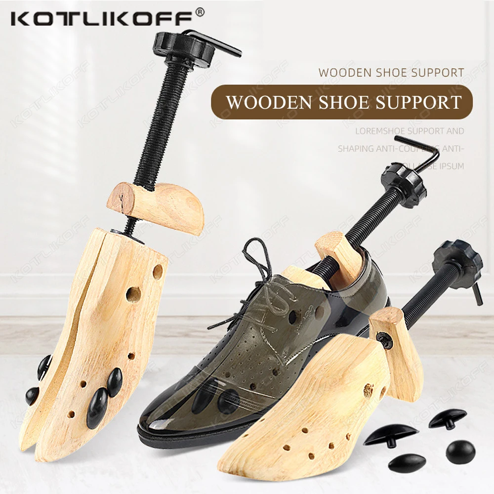 1PC Schuh Bahre Holz Schuhe Baum Shaper Rack Kiefer Holz Schuh Baum 2-Wege Einstellbare Expander Bäume Schuh zubehör