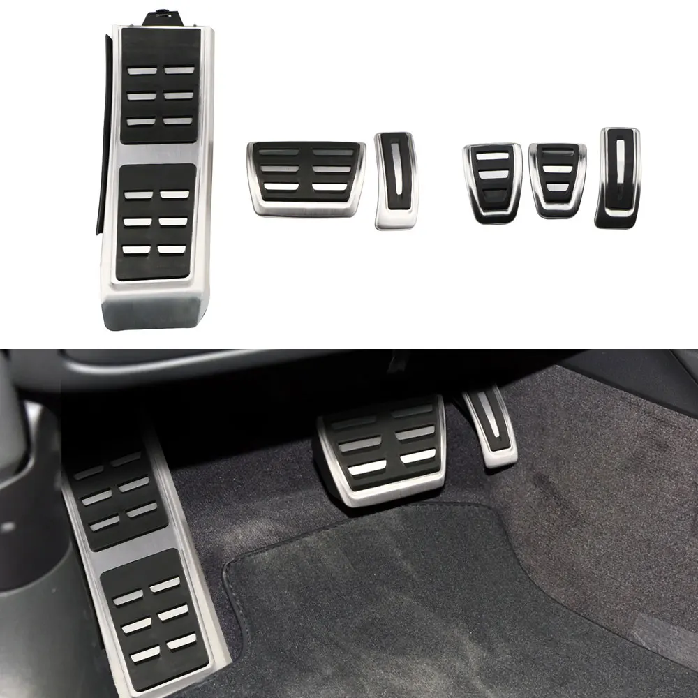 Pedali auto per Audi A4 B8 A6 A7 A8 S4 RS4 A5 S5 RS5 8T Q5 SQ5 8R Freno Carburante Poggiapiedi Pedale Copertura Accessori Auto