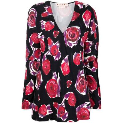 Camicia Lunga Spinning Roses
