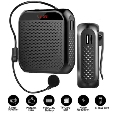 Headworn Microphone Loudspeaker Voice Amplifier Recorder Mic Speaker Audio Mini Wired Mikrofon Mike
